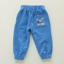 Load image into Gallery viewer, BY GEE - Cotton Wide Leg Sweatpant - Bluebird
