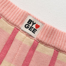 Load image into Gallery viewer, BY GEE - Cotton Check Knit Pants - Peony
