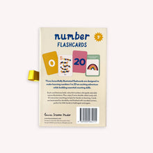 Load image into Gallery viewer, Illustrated Number Flashcards - Kids Toys Learning Education
