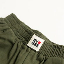 Load image into Gallery viewer, BY GEE - Cropped Wide Leg Cargo Pants Khaki

