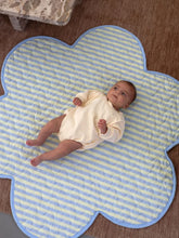 Load image into Gallery viewer, Mosey me - Butter blue Seersucker Play mat
