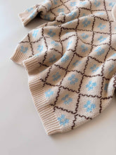 Load image into Gallery viewer, Freckles the Label- Cotton Knit Jumper | Bluebell

