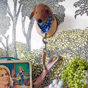Dog Wall Decor / Hook - Cioccolato: With Hook