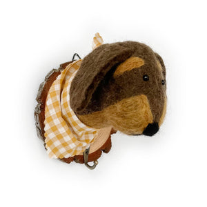 Dog Wall Decor / Hook - Maple: With Hook