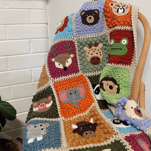 Nana Knit - Animal Kingdom Blanket