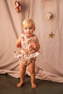 Bella & Lace Angel Romper-Deck the Halls