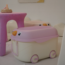 Load image into Gallery viewer, Cowrie &amp; Conch - &#39;Ride a Long Storage&#39; - Grape Tweet Tweet - Large

