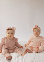 Load image into Gallery viewer, Rai &amp; Co Frill Ribbed Jumpsuit: Light Pink
