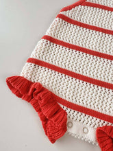 Load image into Gallery viewer, Freckles the label - Crochet Knit Cotton Romper
