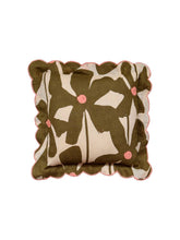 Load image into Gallery viewer, Olive Poppy Cushion: With Insert
