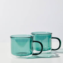 Load image into Gallery viewer, DOUBLE TROUBLE CUP SET IN TEAL
