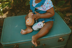 Baby Snail Rattle – Garden-Themed Toy: Natural