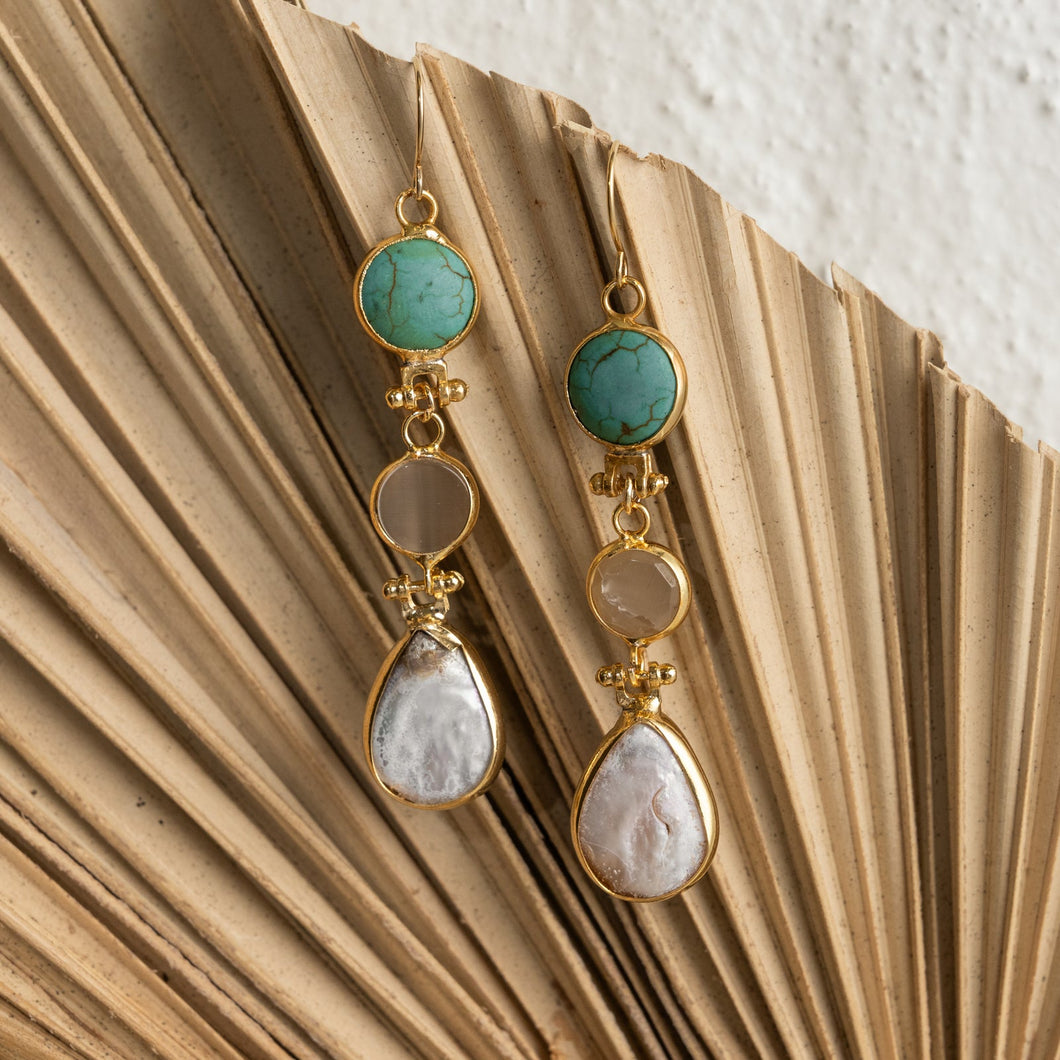 Inartisan - Efe Triple Drop Earrings