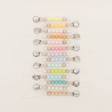 Load image into Gallery viewer, Be Mummy - Mini pacifier holder - Pearl: Aquamarine
