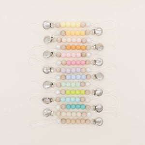 Be Mummy - Mini pacifier holder - Pearl: Aquamarine