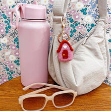 Load image into Gallery viewer, Felt House Keychain Charm
