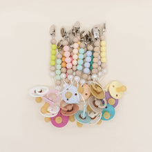 Load image into Gallery viewer, Be Mummy - Mini pacifier holder - Pearl: Baby blue
