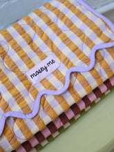 Load image into Gallery viewer, Mosey Me - Mango Seersucker Change Mat
