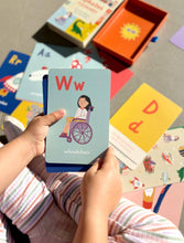 Load image into Gallery viewer, A-Z Illustrated Alphabet Flashcards - Kids Toys and Learning
