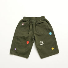 Load image into Gallery viewer, BY GEE - Cropped Wide Leg Cargo Pants Khaki

