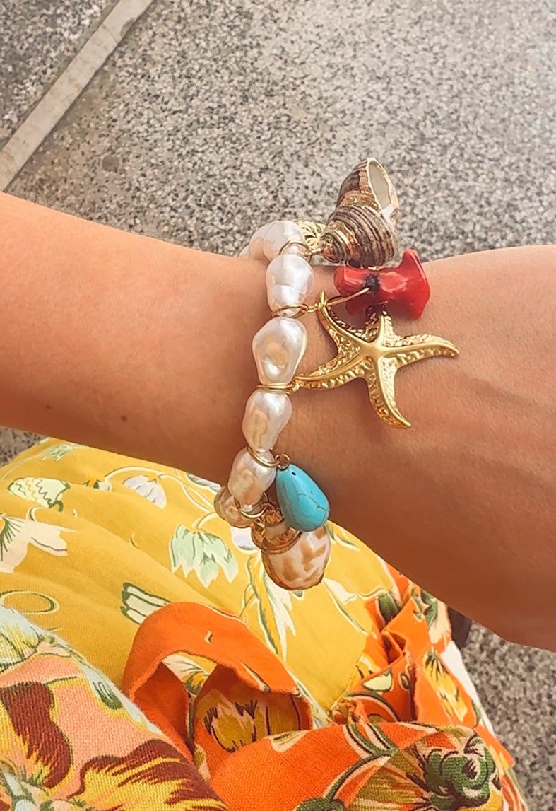 Coral Cove Charm Bracelet