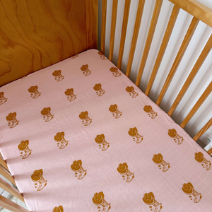 Dolly Fitted Cot Sheet - 70% Bamboo + 30% Cotton