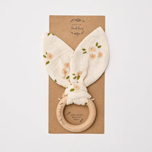 Load image into Gallery viewer, Organic Bunny Ears Teether: Daisy
