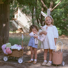 Load image into Gallery viewer, Olli Ella - Fluffle Bunny Ear Headband - Smoke
