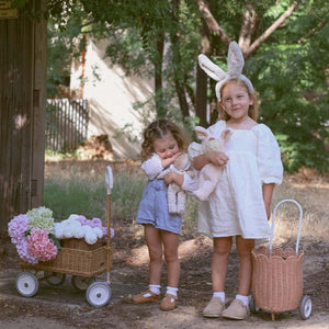 Olli Ella - Fluffle Bunny Ear Headband - Smoke