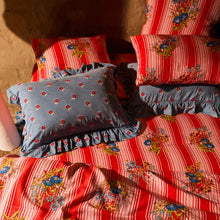 Load image into Gallery viewer, Sage X Clare - Anneliese Ruffle Pillowcase - Poppy
