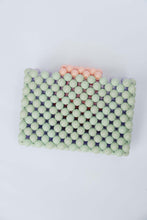 Load image into Gallery viewer, BEADED CARD PURSE - MULTI PURPLE
