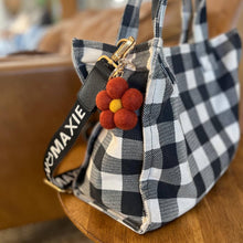 Load image into Gallery viewer, Felt Flower Keychain Charm
