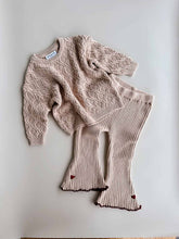 Load image into Gallery viewer, Freckles - Textured Cotton Knit Jumper | Diamond
