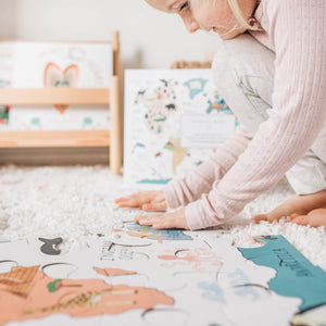 Mindful & Co - World Map Floor Puzzle