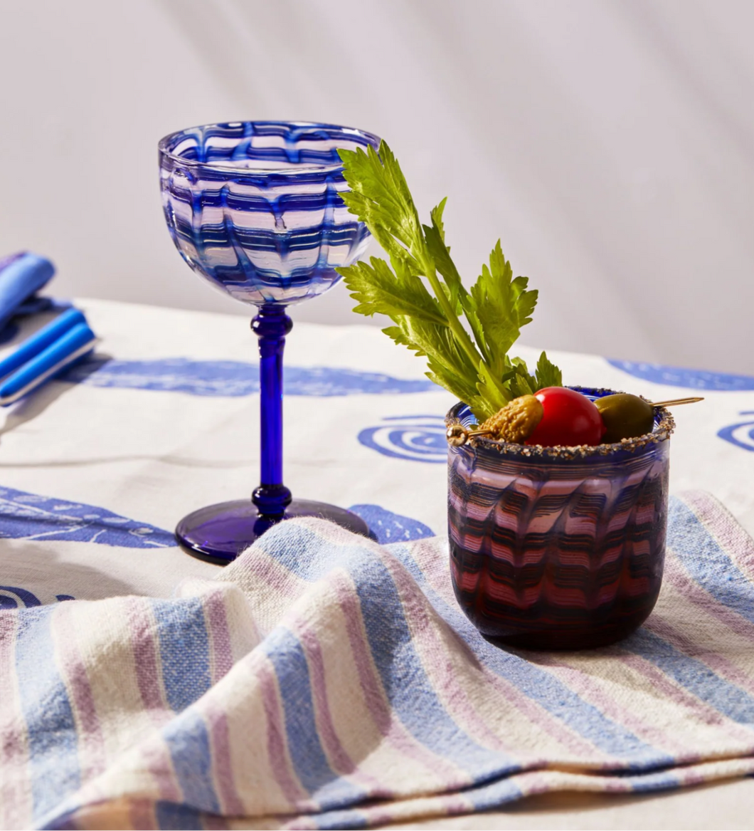 Bonnie & Neil - Watercolour Blue Tumblers