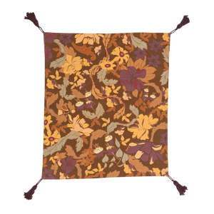Wandering Folk- Flora Picnic Rug Plum
