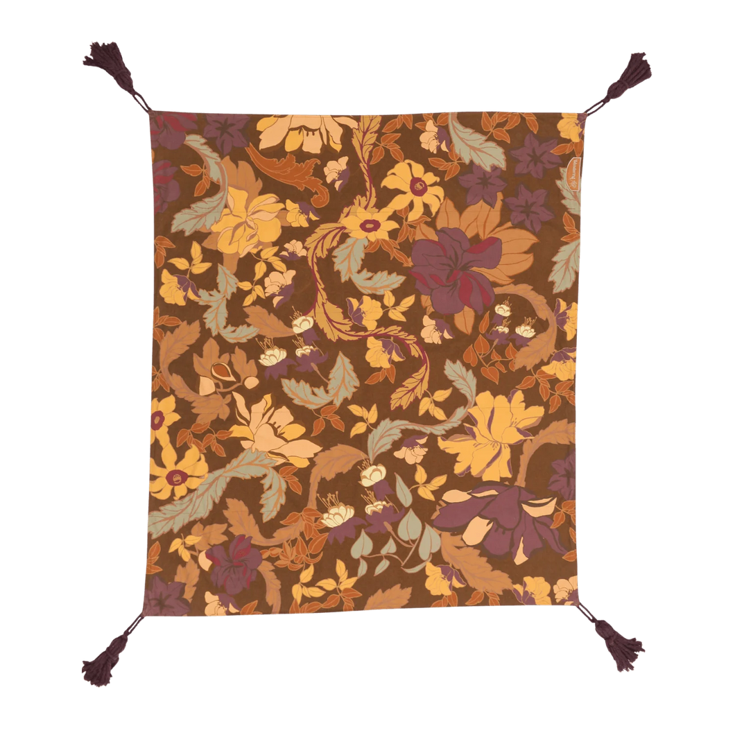 Wandering Folk- Flora Picnic Rug Plum
