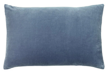 Load image into Gallery viewer, Castle - Dusty Blue Velvet Pillowcase
