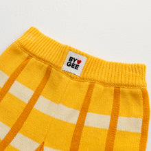 Load image into Gallery viewer, BY GEE - Cotton Check Knit Pants - Honey
