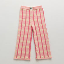 Load image into Gallery viewer, BY GEE - Cotton Check Knit Pants - Peony
