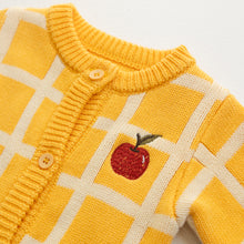 Load image into Gallery viewer, BY GEE - Check Knit Romper -  Honey
