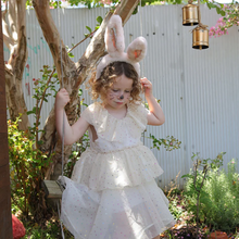 Load image into Gallery viewer, Olli Ella - Fluffle Bunny Ear Headband - Pink
