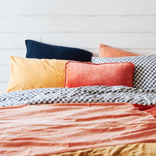 Load image into Gallery viewer, Castle - French Navy Velvet Pillowcase
