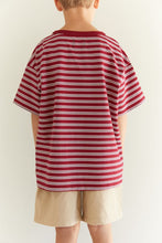 Load image into Gallery viewer, Juni - Zion Tee Cherry Stripe
