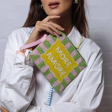 Load image into Gallery viewer, Zoda - &#39;More Amore&#39; Beaded Clutch
