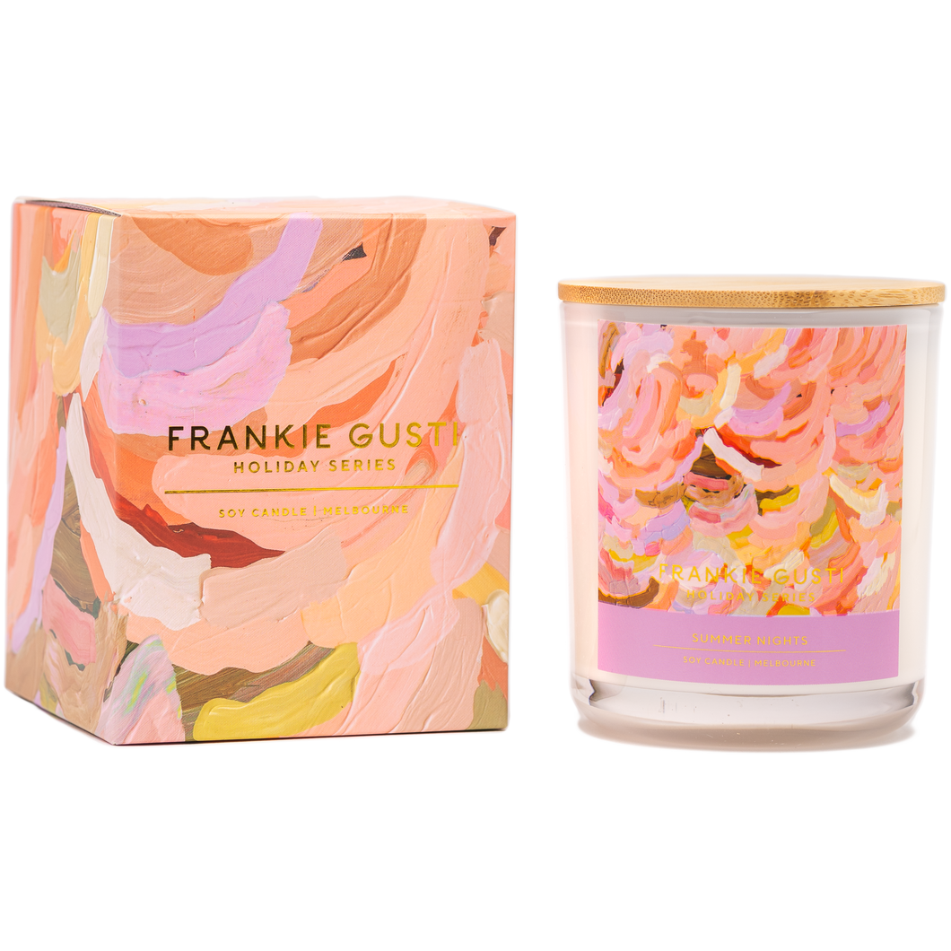 Frankie Gusti - Holiday Series Candle - Summer Nights