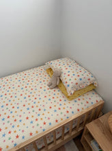 Load image into Gallery viewer, Play Linen - Everyday Star Fitted Sheet Cot Size
