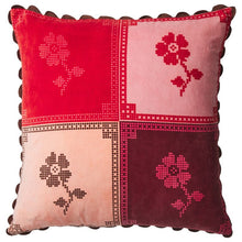Load image into Gallery viewer, Sage X Clare -Bonny reversible Velvet Cushion Sienna

