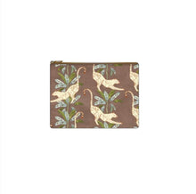 Load image into Gallery viewer, Wandering folk - Eye of the Jungle hazel Zip Bag - small
