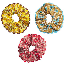 Load image into Gallery viewer, Sage x Clare - Magnolia Cotton Scrunchie Set
